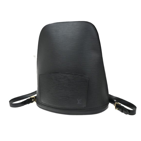 LOUIS VUITTON LV Gobelin Backpack Bag Epi Leather Black Gold - Picture 2 of 16